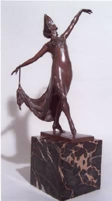 Sample artwork by Malvina Cornell Hoffman (1887 - 1966), known for ethnic portraits and figure sculpture, ballet dancers - View similar artists and auction records